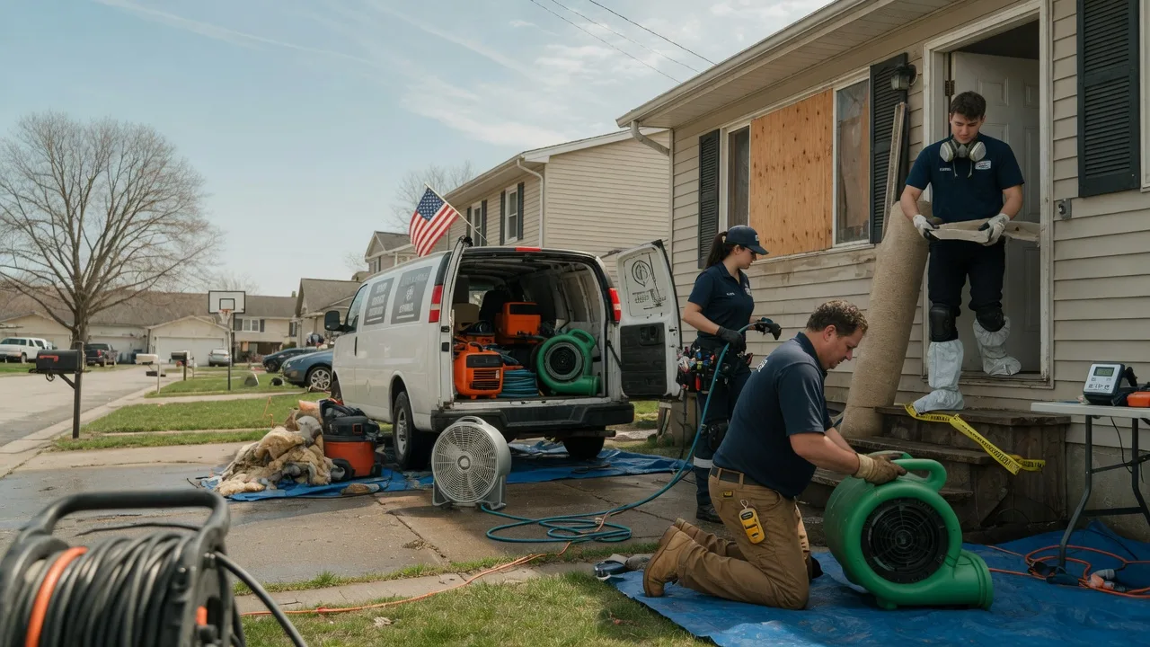 Water Damage Restoration in Colp, IL near me